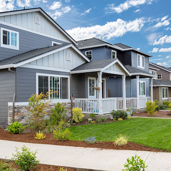 A row of houses