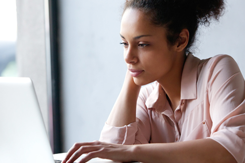 Girl on Laptop