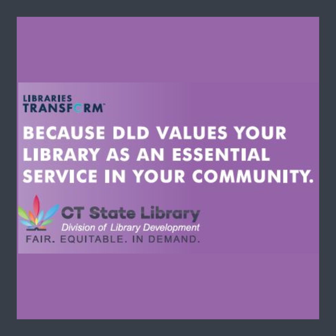 Because DLD values your library as an essential service in your community.