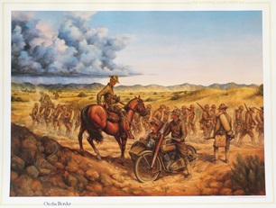 On the Mexican Border Campaign On the Mexican Border Fine Art Print