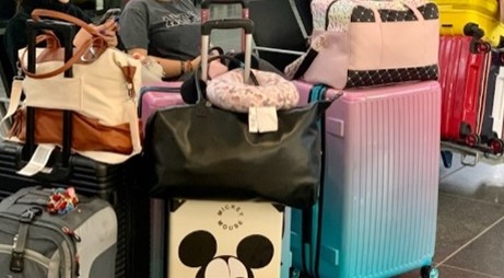 An array of luggage
