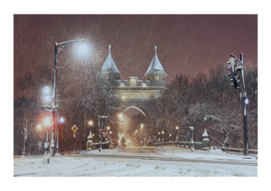 Snowing - Landscape